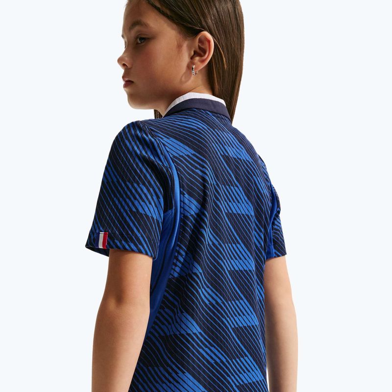 Children's football shirt Nike FFF 2026/27 Match Home game royal/metallic copper 10