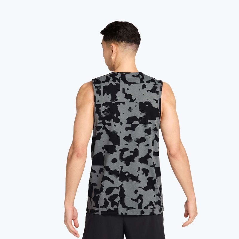 Men's training T-shirt Nike Hyverse Dri-Fit TT smoke grey/black/white 2