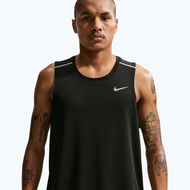 Men's running T-shirt Nike Miler Dri-Fit black 4