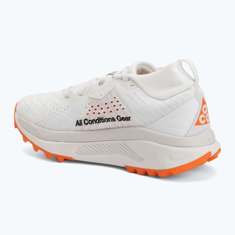 Women's running shoes Nike ACG Zegama summit white/phantom/safety orange/black 3