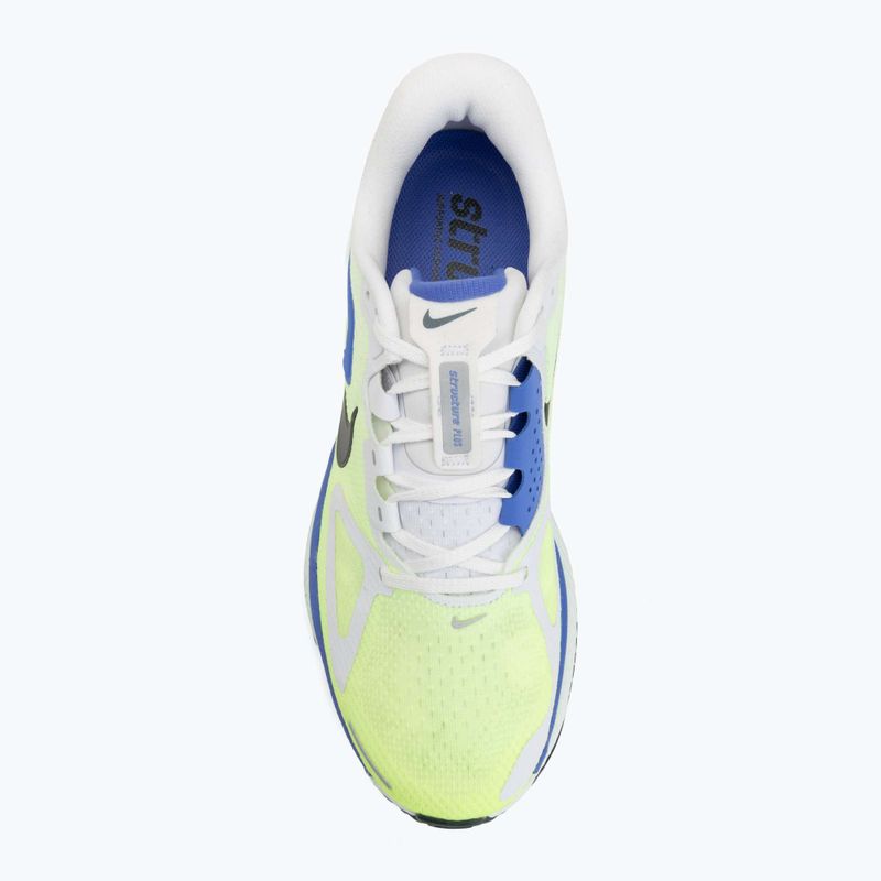 Men's running shoes Nike Structure Plus white/volt ice/barely green/black spruce 5