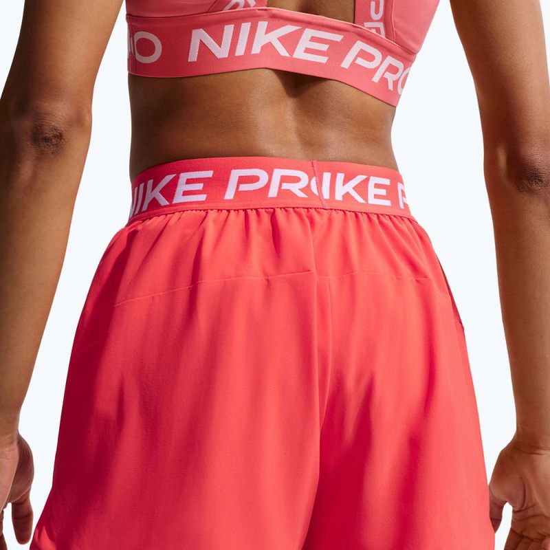 Women's training shorts Nike Pro 2in1 light crimson/white 6