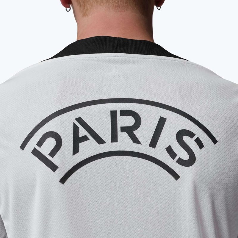 Men's football T-shirt Nike Paris Saint-Germain Strike SE white/atmosphere grey/black 5