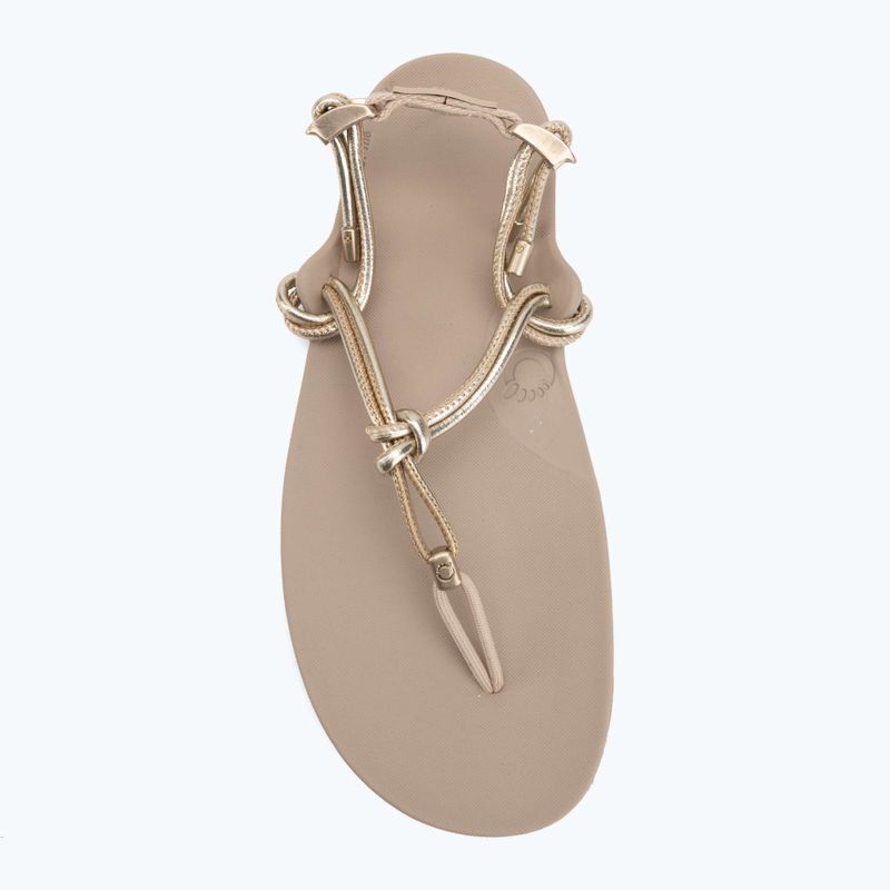 Women's barefoot sandals Xero Shoes Genesis gold metallic 5