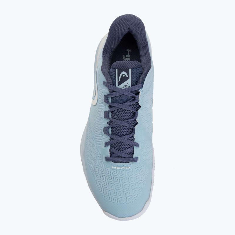 Women's tennis shoes HEAD Revolt Pro 5.0 Clay light blue/dark blue 5