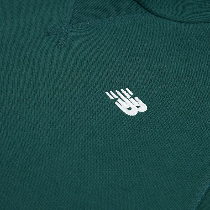 Children's sweatshirt New Balance Brush Back Small Logo Hoodie medusa green 8