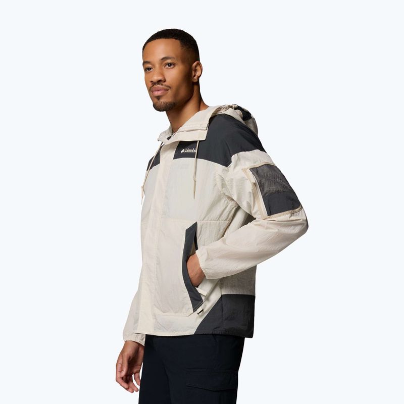 Men's windbreaker jacket Columbia Challenger II Windbreaker dark stone/shark 4
