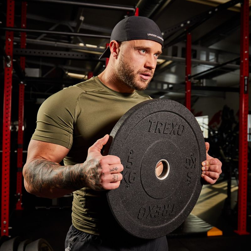 XTREXO Olympic bumper weights black TRX-BMP005 5 kg 7