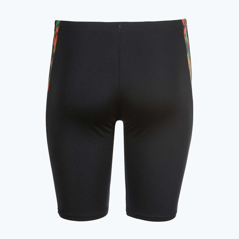 Children's swim jammers arena Print Swim black/orange multi 7