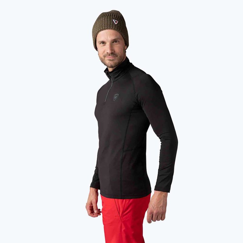Men's thermal active sweatshirt Rossignol Classique 1/2 Zip black 4