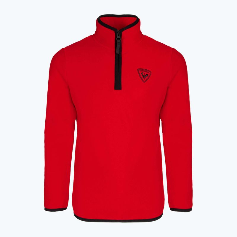 Rossignol Jr Strawpile Fleece Fz sports red children's sweatshirt 6
