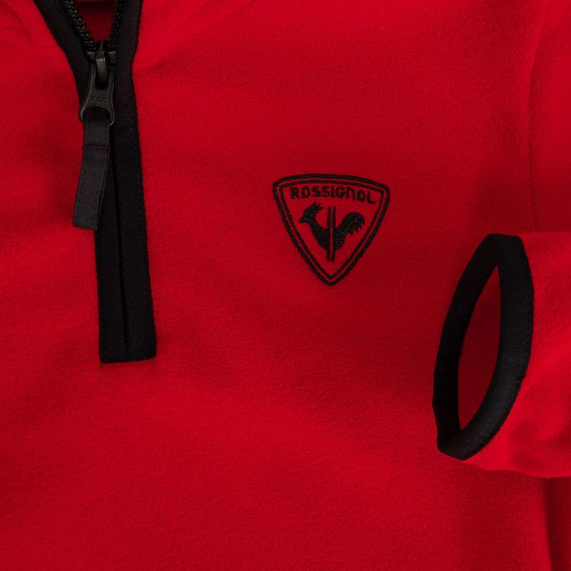 Rossignol Jr Strawpile Fleece Fz sports red children's sweatshirt 8