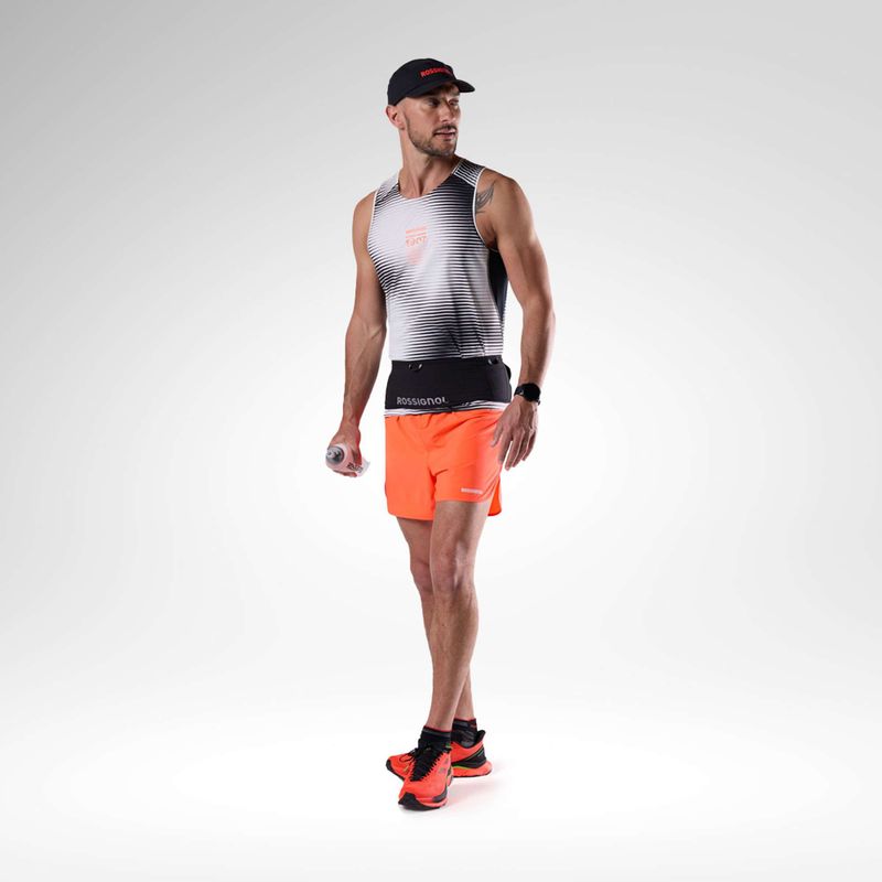 Men's running shorts Rossignol Sapa 5" neon red 2