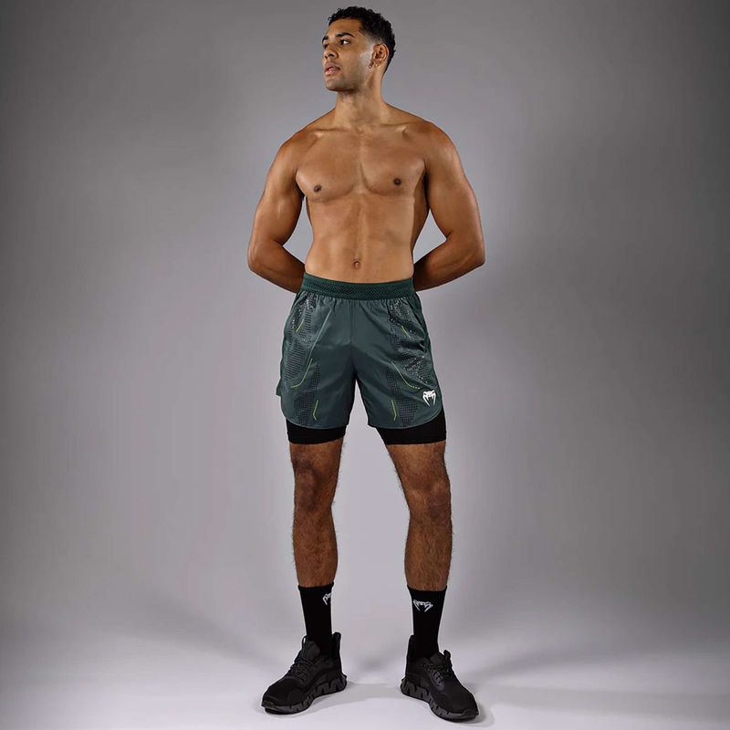 Men's training shorts Venum Technical 3.0 Training forest green 2