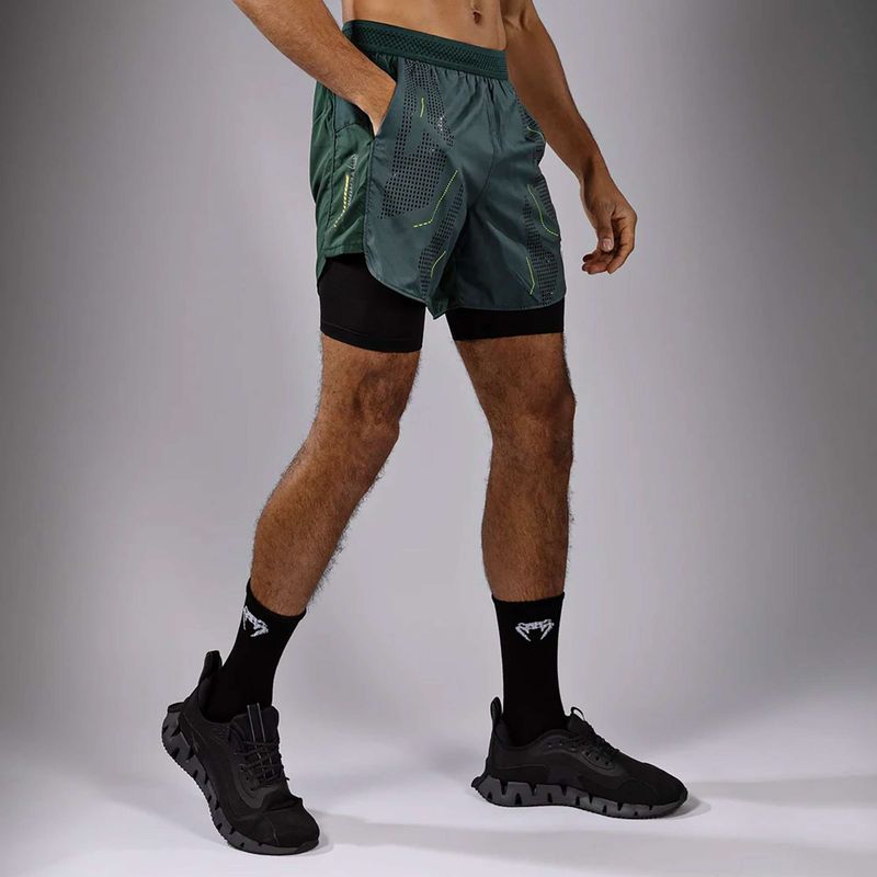 Men's training shorts Venum Technical 3.0 Training forest green 4