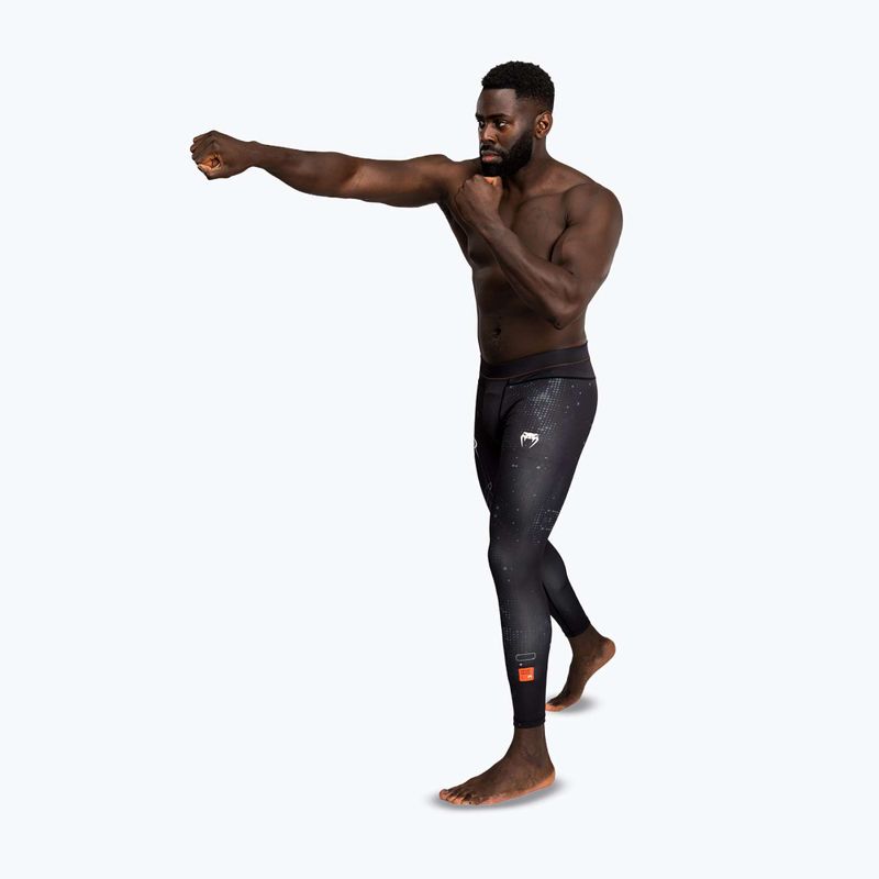 Men's training leggings Venum Eclipse Spats black/ivort 2