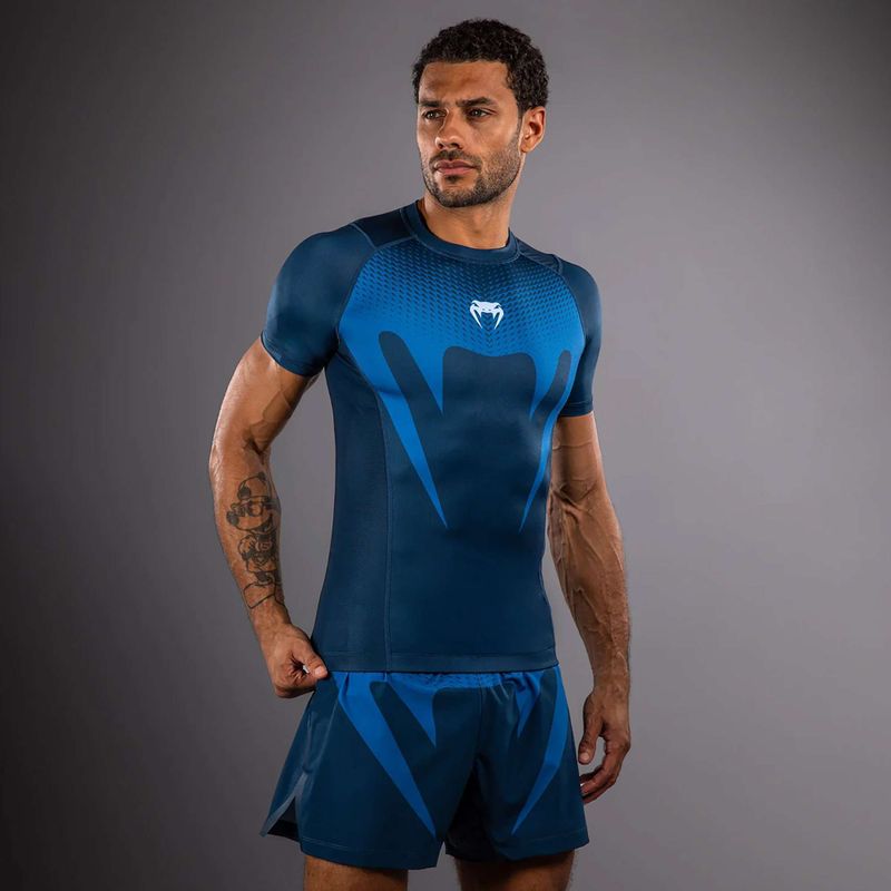 Men's rashguard Venum No Gi Rashguards indigo 3