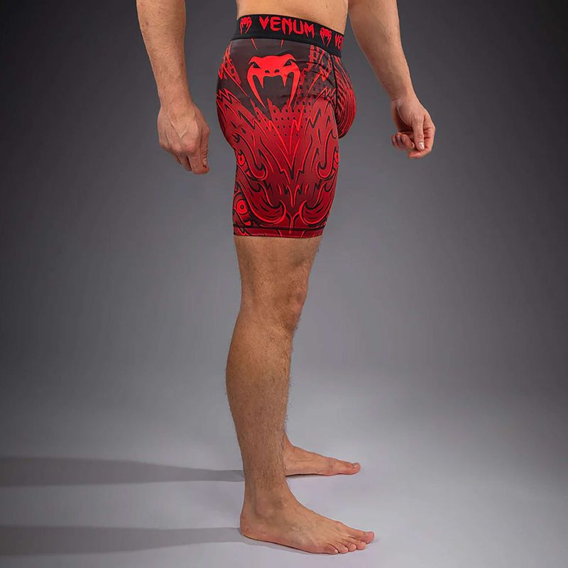 Men's training shorts Venum Wolf Atak Vale Tudo Shorts black/red 5