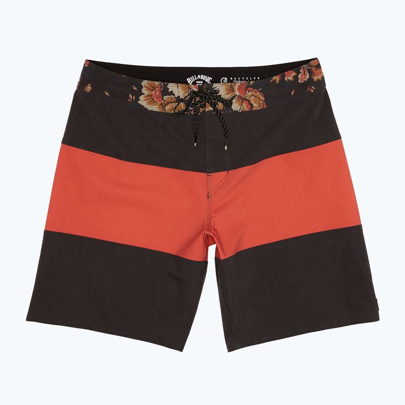 Men's Billabong Tribong Pro washed red swim shorts 5