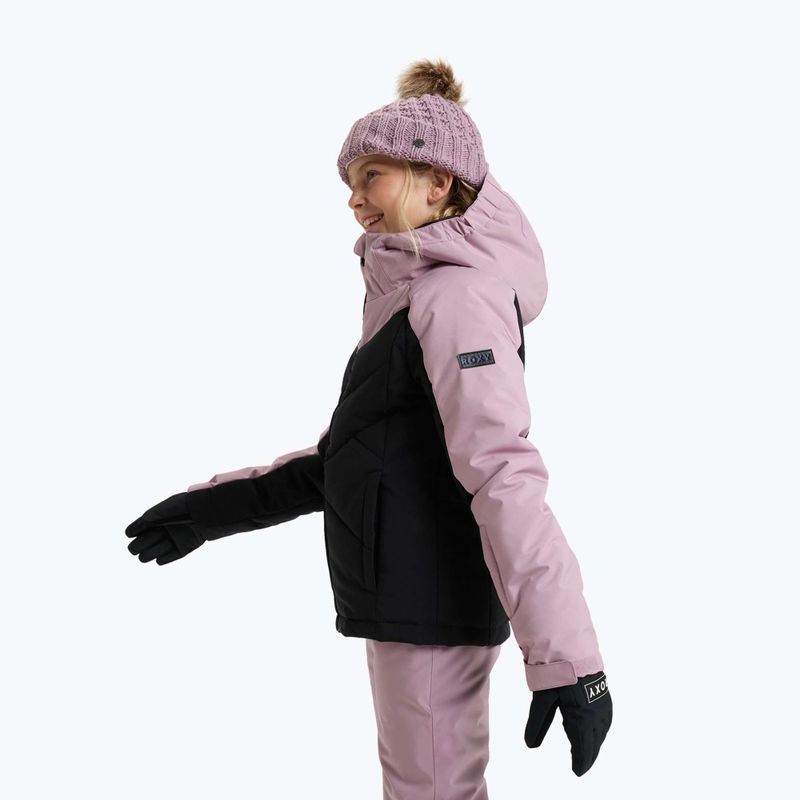 Children's snowboard jacket ROXY Snowsylva true black 4