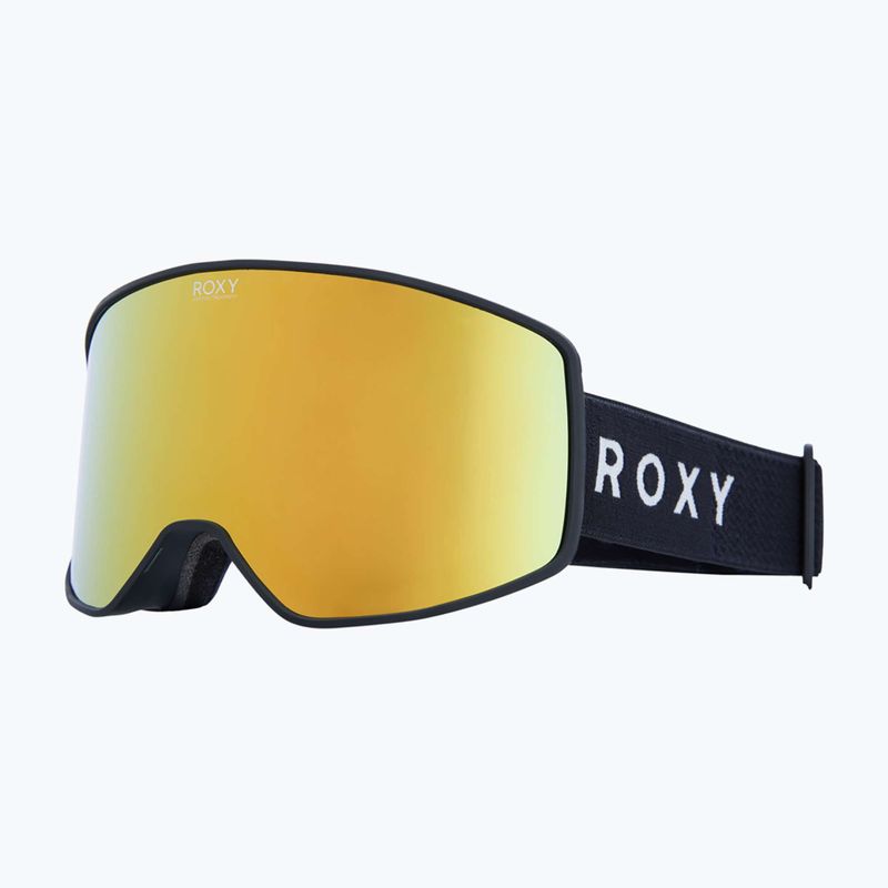 Women's snowboard goggles ROXY Storm W black/clux ml pink gold 5