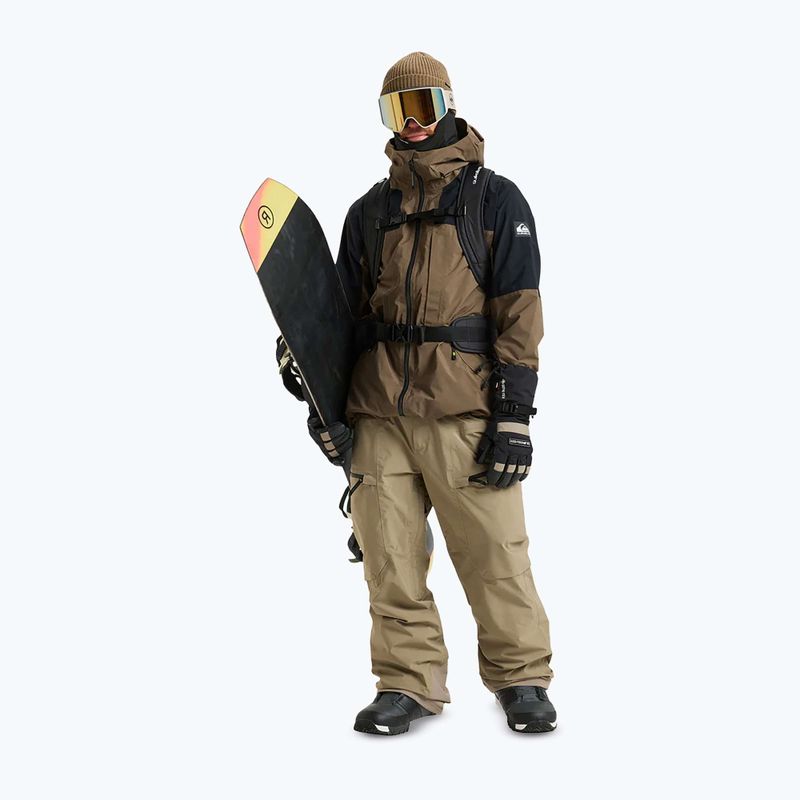 Children's snowboard jacket Quiksilver Forever Stretch GTX canteen 2