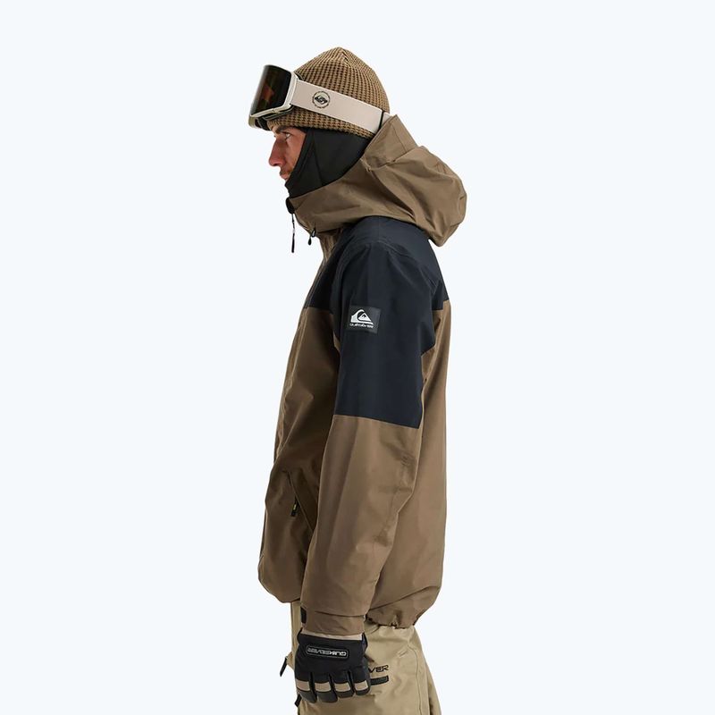 Children's snowboard jacket Quiksilver Forever Stretch GTX canteen 4