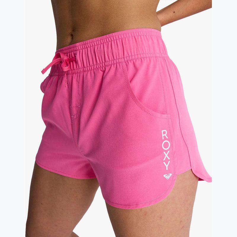 Women's swim shorts ROXY Wave 2'' sangria sunset 6