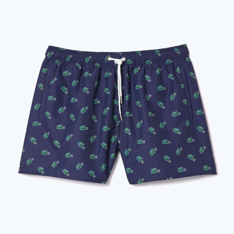 Men's Lacoste swim shorts MH7188 navy blue/multico 5
