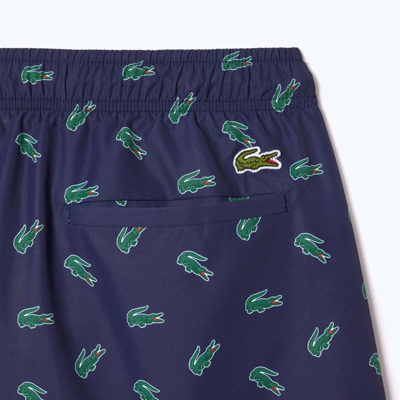 Men's Lacoste swim shorts MH7188 navy blue/multico 8