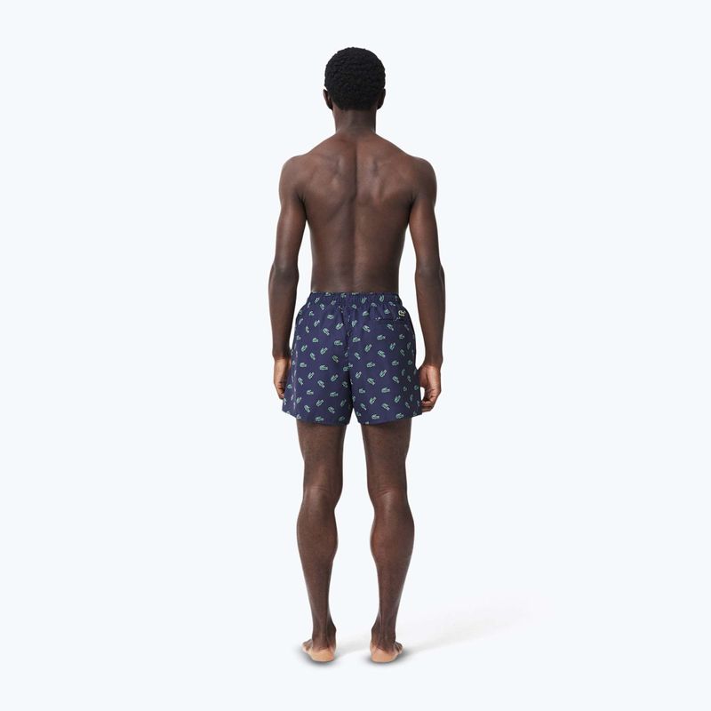 Men's Lacoste swim shorts MH7188 navy blue/multico 3