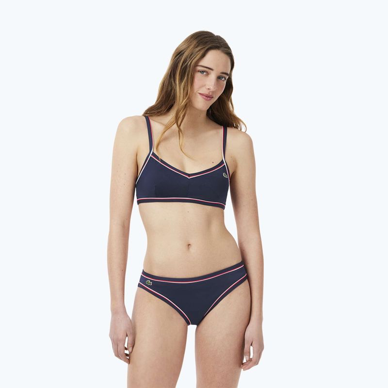 Lacoste swimsuit top MF9993 navy blue/rill grenadine 5