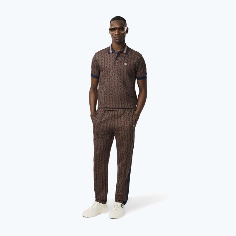 Men's Lacoste XH1440 velvet/date Brown trousers 2