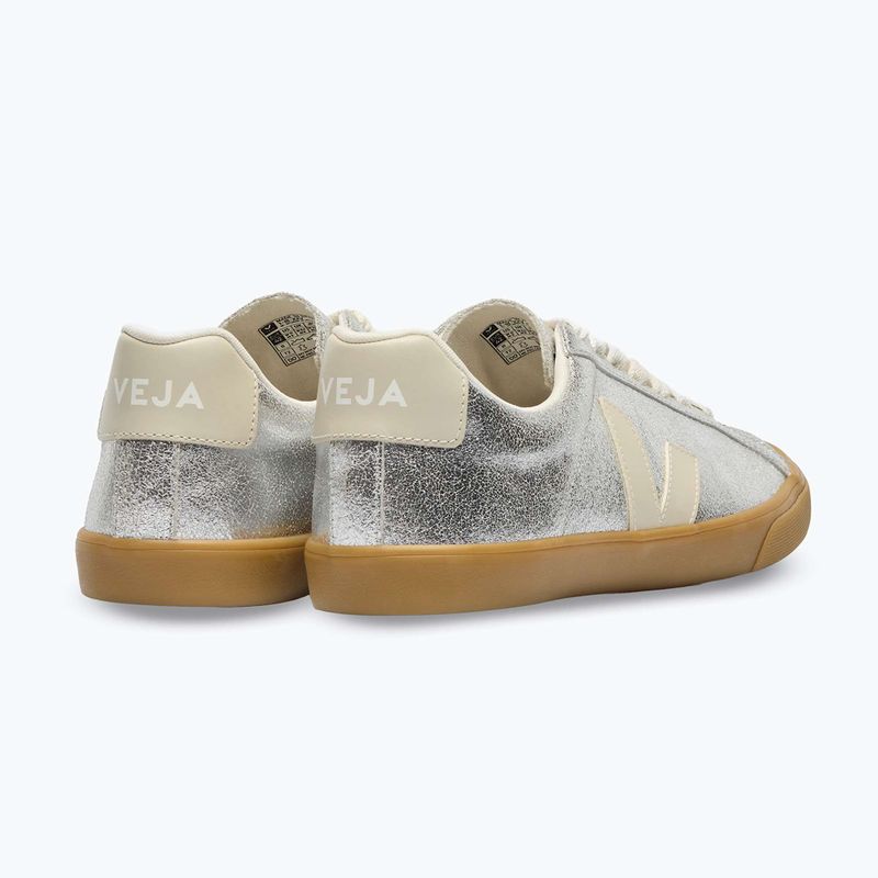 Women's shoes VEJA Esplar Logo silver/pierre/natural 10