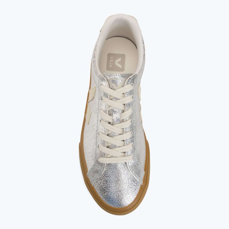 Women's shoes VEJA Esplar Logo silver/pierre/natural 5