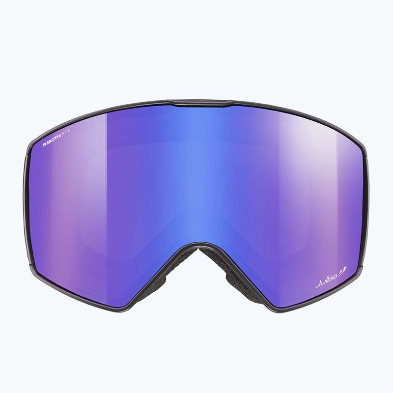 Ski goggles Julbo Launcher Reactiv High Contrast black/flash blue 6