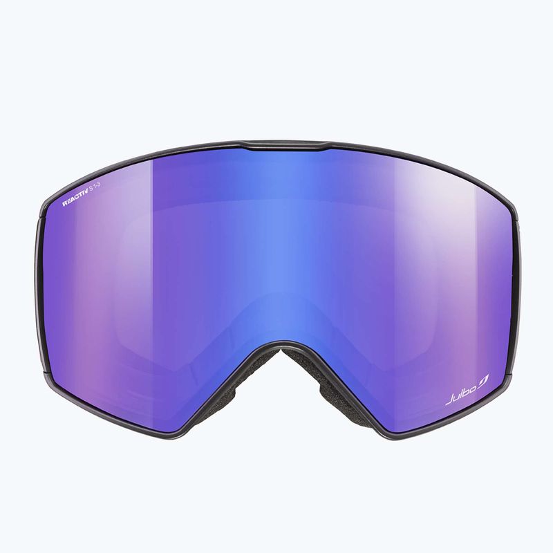 Ski goggles Julbo Launcher Reactiv High Contrast black/flash blue 7