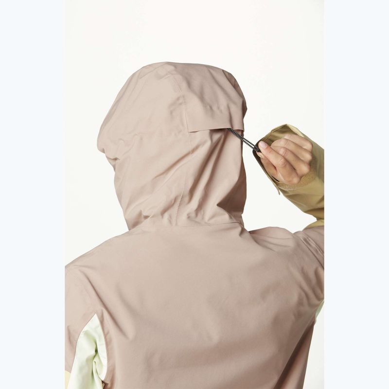 Picture Haakon women's ski jacket roebuck / lime / cream hemp 4