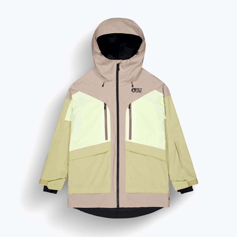 Picture Haakon women's ski jacket roebuck / lime / cream hemp 7