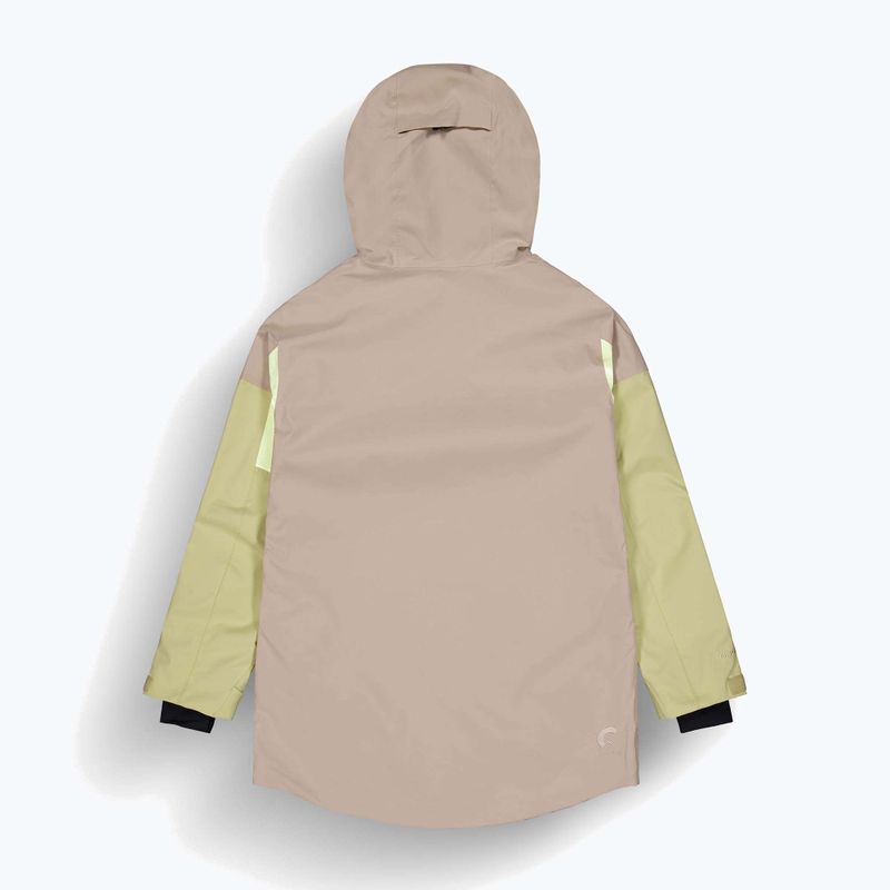 Picture Haakon women's ski jacket roebuck / lime / cream hemp 8