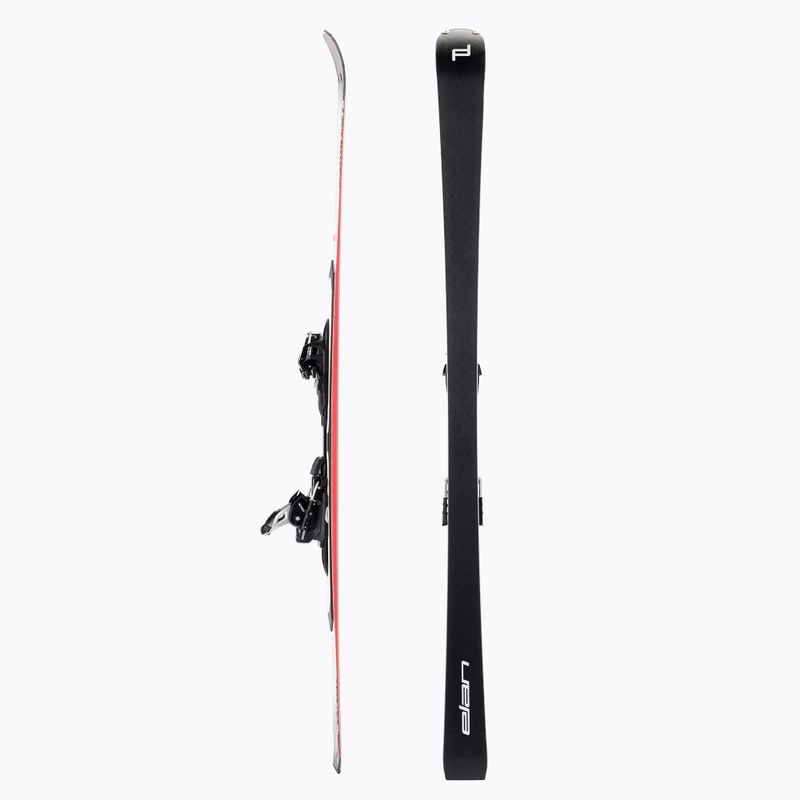 Elan Porsche Design Elan Ace + EMX 12 downhill skis black and white AAJHNV21 2