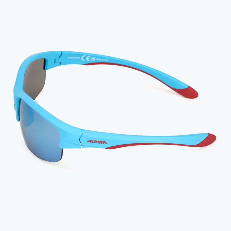 Children's sunglasses Alpina Junior Flexxy Youth HR blue red matt/ blue mirror 4