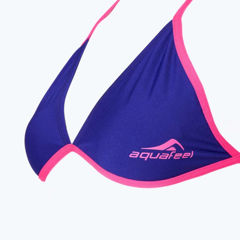 Two-piece swimsuit aquafeel Sun Bikini blue pink flames 3