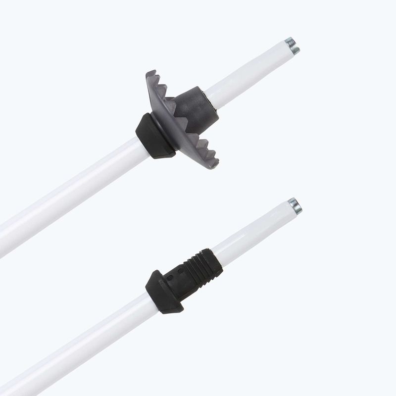 Children's ski poles Leki Rider Create Jr white/dark anthracite 5