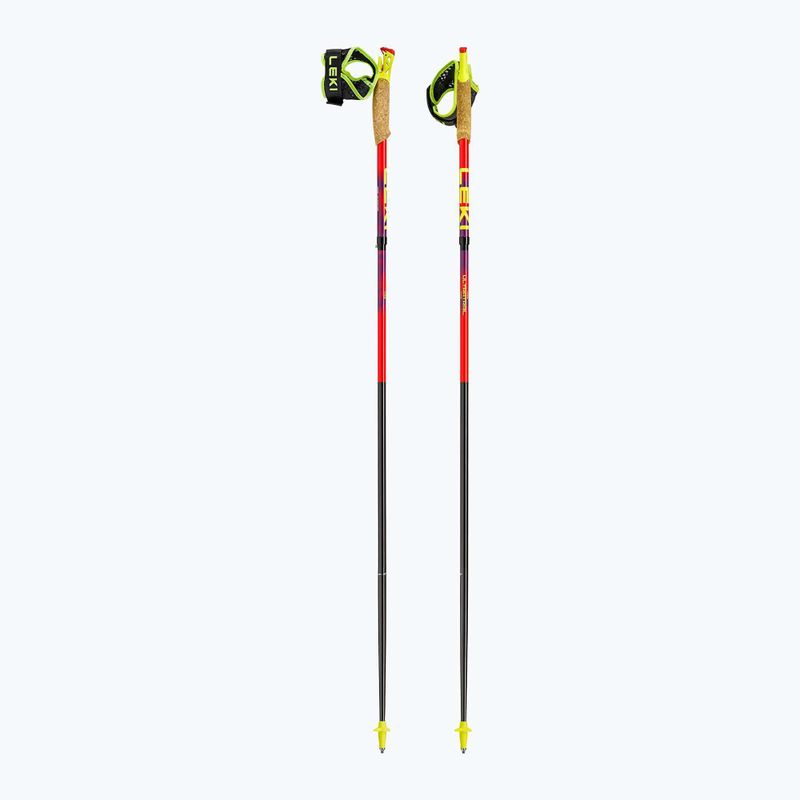 Running poles LEKI Ultatrail FX.One red/purple 8