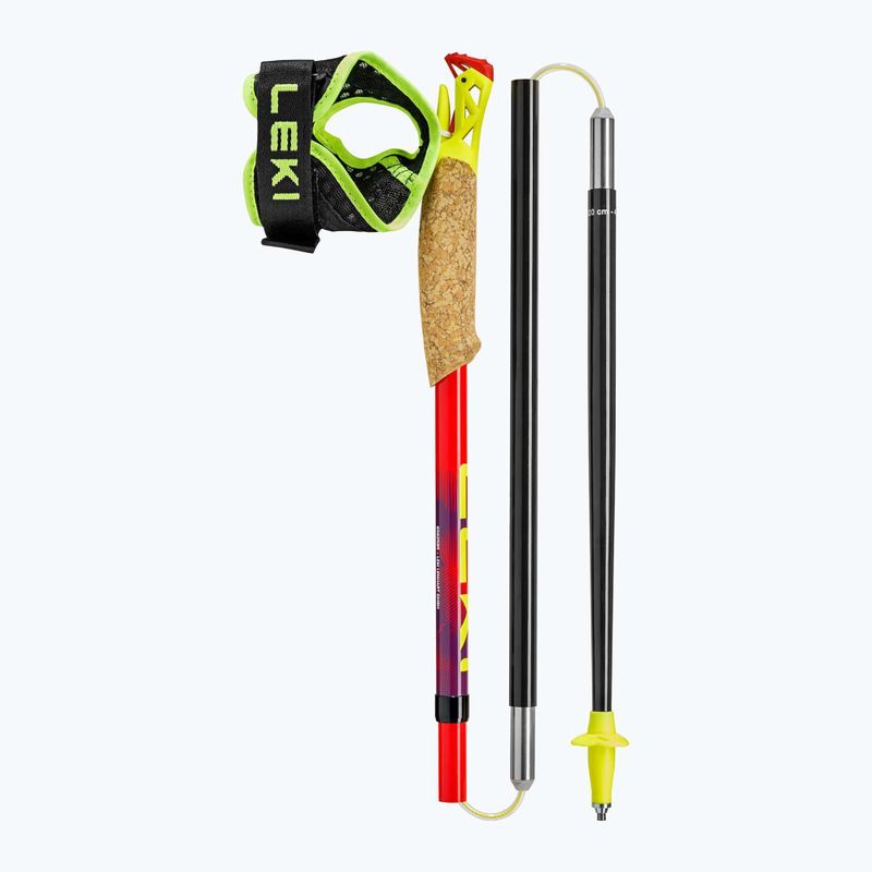 Running poles LEKI Ultatrail FX.One red/purple 9