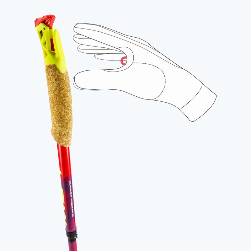 Running poles LEKI Ultatrail FX.One red/purple 13