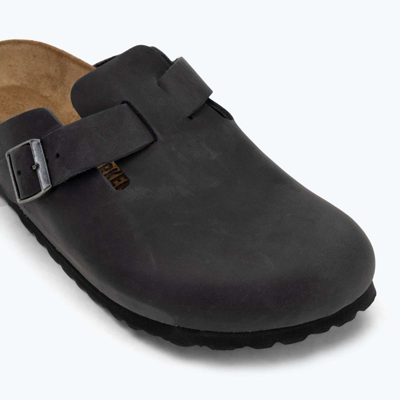 BIRKENSTOCK Boston LEOI Narrow black flip-flops 7