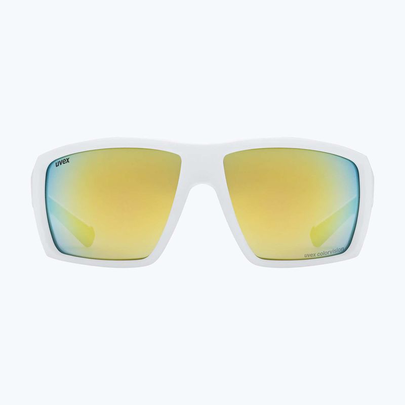 Sunglasses UVEX Mtn Venture CV white matt/mirror gold 2