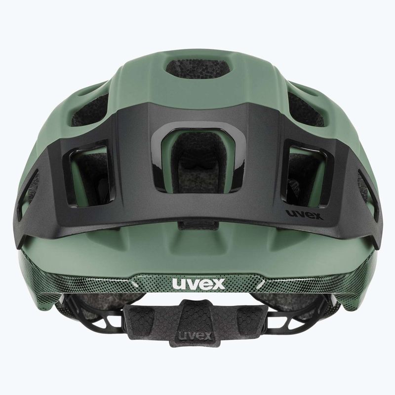 UVEX React MIPS bike helmet moss green/black matt 9